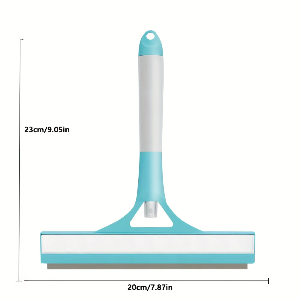 3-In-1 Multifunctional Glass Cleaning Tool with Sprayer, Polypropylene (PP) Plastic for Bathrooms, Kitchens, Living Rooms, Bedrooms, Toilets - High-efficiency Mirror And Window Scraper
